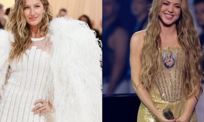 Gisele Bündchen E Shakira (foto Reprodução Redes Sociais)