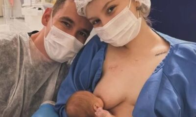 Isabel Veloso detalha rotina de amamentacao do filho recem nascido Mais