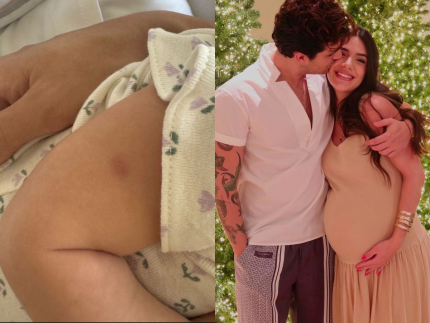 Jade Magalhaes conta bastidores da vacinacao da filha com Luan