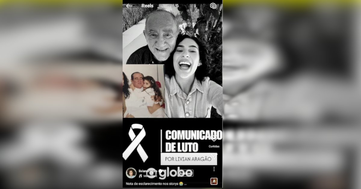 Lívian Aragão, filha de Didi, teria compartilhado 'comunicado de luto’, com foto do pai em seu perfil e gera polêmica nas redes sociais 31 Livian Aragao filha de Didi teria compartilhado comunicado de luto
