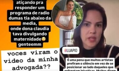 Luana Piovani alfineta sobre comentario de Claudia Raia Ocupada com