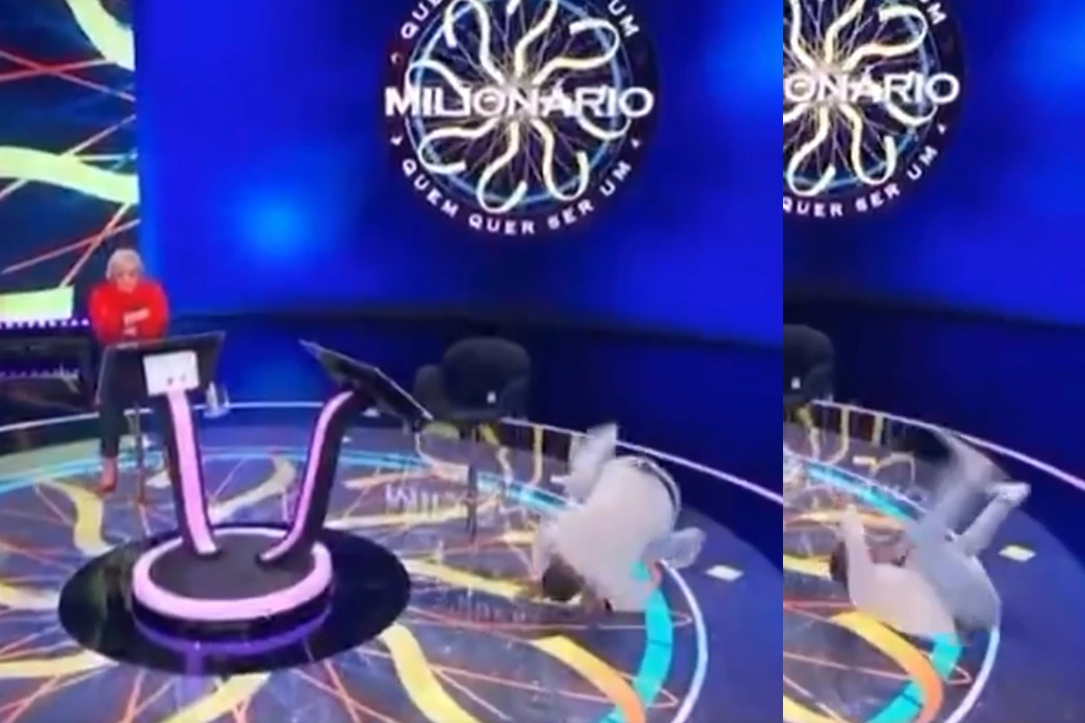 Luciano Huck se levanta e vídeo mostra o que aconteceu em seguida no Quem Quer Ser Um Milionário 31 Luciano Huck se levanta e video mostra o que aconteceu