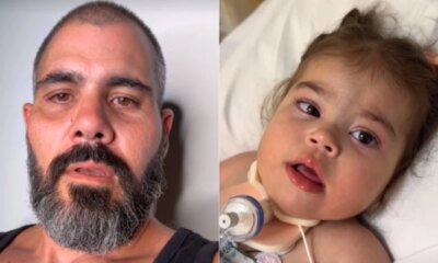 Maria Guilhermina filha de Juliano Cazarre recebe alta apos duas