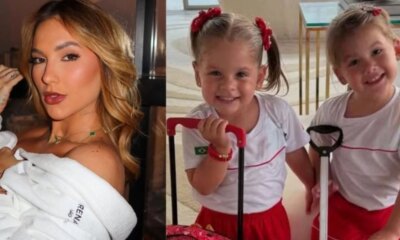 Mochila da filha de Virginia desperta polemica e opinioes divididas