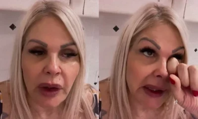 Monique Evans nao tem motivos para sorrir apos dura