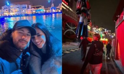 Neymar abre album de fotos de passeio em familia com