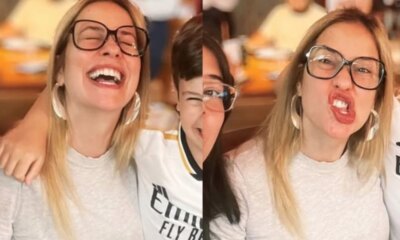 Palomma Duarte aparece em foto com seus 2 filhos e