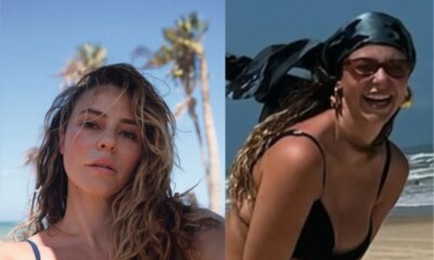 Paolla Oliveira posta fotos de passeio em praia no Ceara