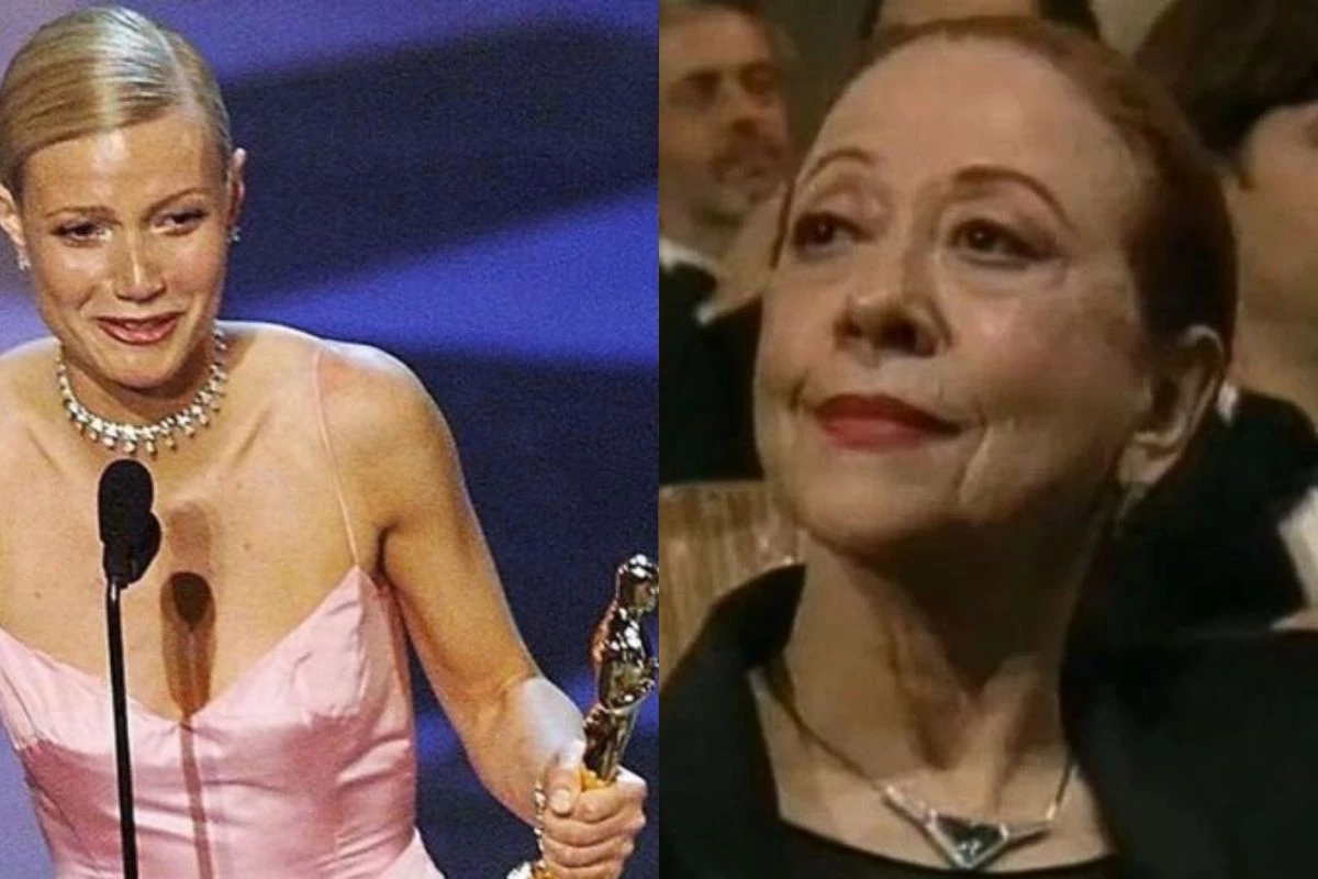 Peso de porta? É isso o que atriz que venceu Fernanda Montenegro faz com estatueta do Oscar 31 Peso de porta E isso o que atriz que venceu