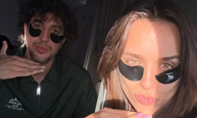 Rafa Kalimann e Nattan aproveitam voo para Portugal com skin