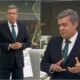 Roberto Kovalic nao segura a emocao durante noticia no JH