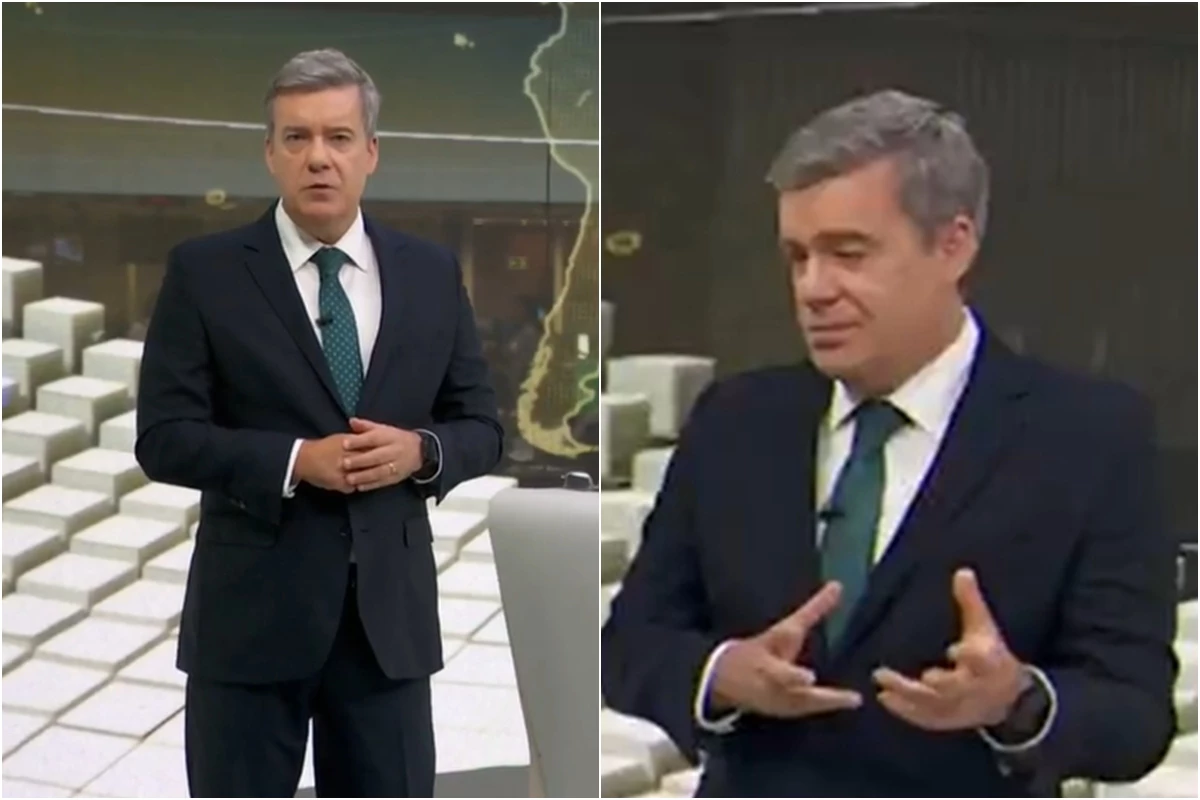 Roberto Kovalic não segura a emoção durante notícia no JH: ‘abraço de solidariedade, nossos sentimentos’ 31 Roberto Kovalic nao segura a emocao durante noticia no JH