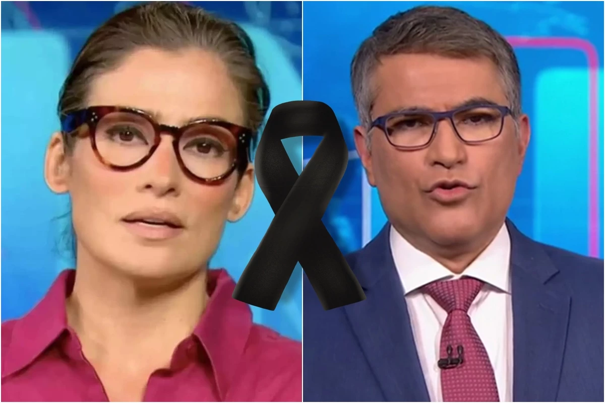 Sem Bonner, Renata e Hélter Duarte dão notícia triste ao vivo na Globo 31 Sem Bonner Renata e Helter Duarte dao noticia triste ao