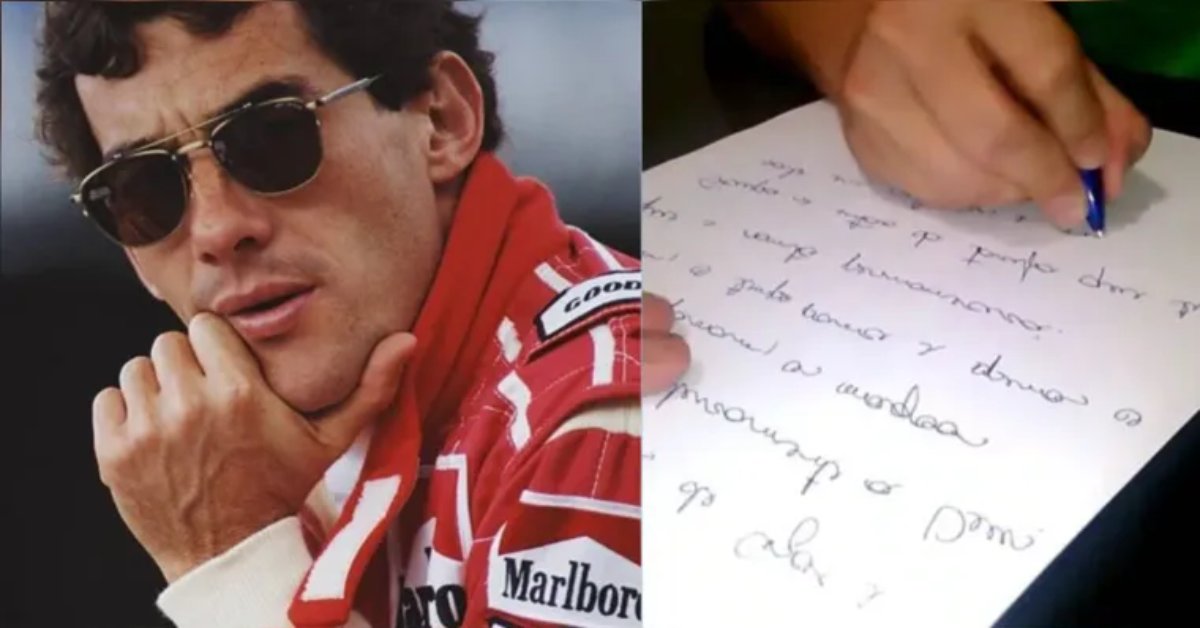 Suposta carta psicografada de Ayrton Senna com recado aos fãs é divulgada pelo portal redeTV e viraliza 31 Suposta carta psicografada de Ayrton Senna com recado aos fas