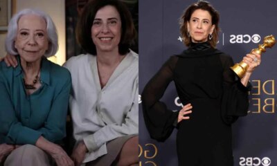 Tomada pela emocao Fernanda Torres dedica premio a mae Fernanda