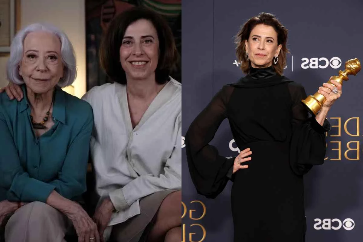 Tomada pela emoção, Fernanda Torres dedica prêmio à mãe, Fernanda Montenegro: ‘Ela estava aqui há 25 anos’ 31 Tomada pela emocao Fernanda Torres dedica premio a mae Fernanda