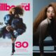 Urias e capa da Billboard Brasil Over 30 que celebra