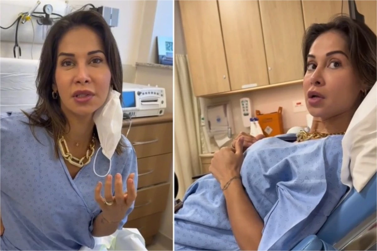 Vídeo mostra momento em que a médica informa a Maira Cardi que o bebê dela faleceu 31 Video mostra momento em que a medica informa a Maira