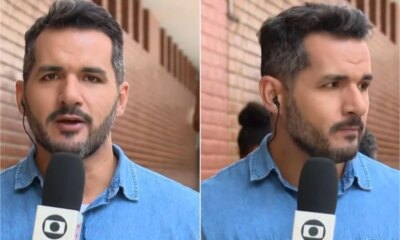 Video reporter nao se intimida com mulher que gritou ‘Globo