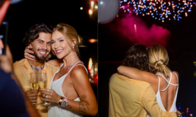 Virginia Fonseca e Ze Felipe celebram o Reveillon com os