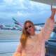 Virginia retorna ao Brasil apos sua viagem a Suica e