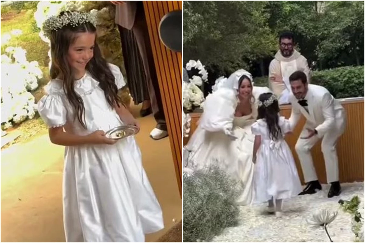 Zoe rouba a cena no casamento de Sabrina e Nicolas e encanta ao levar as alianças 31 Zoe rouba a cena no casamento de Sabrina e Nicolas