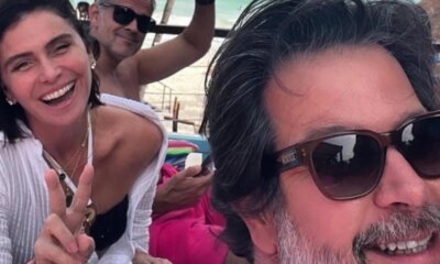‘De ferias com o ex Murilo Benicio e Giovanna Antonelli