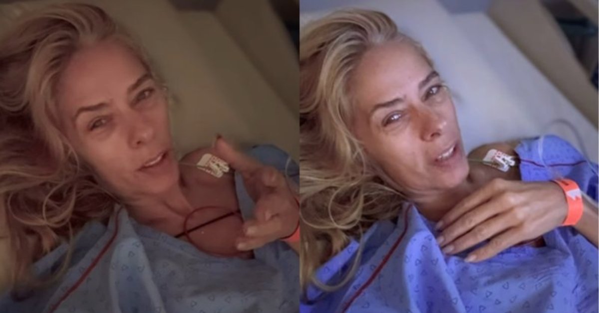 Adriane Galisteu e internada e revela cirurgia procedimento cirurgico de