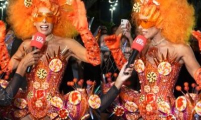 Adriane Galisteu leva 2 mil pirulitos para o Baile da