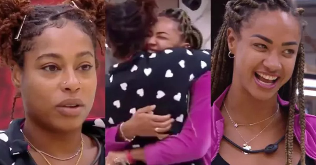 Aline e Thamiris trocam carinhos após eliminação de Diogo 31 Aline e Thamiris trocam carinhos apos eliminacao de Diogo