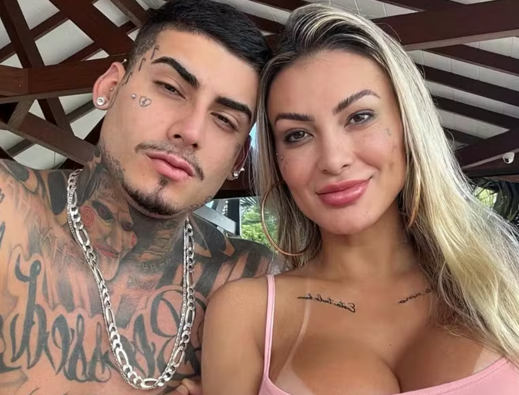 Andressa Urach rompe namoro de 2 meses com ator pornô; saiba o motivo 37 Cassiano França E Andressa Urach (foto Reprodução Redes Sociais)