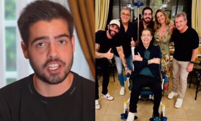 Apos 2 transplantes Faustao aparece em cadeira de rodas e