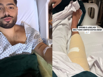 Após romper ligamento em show, Pedro Sampaio faz cirurgia no joelho 31 Apos romper ligamento em show Pedro Sampaio faz cirurgia no
