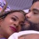 Apos trocarem caricias Aline e Diogo fazem algo proibido e