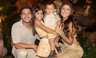 Arthur Aguiar comemora 1 ano do filho com festa tematica