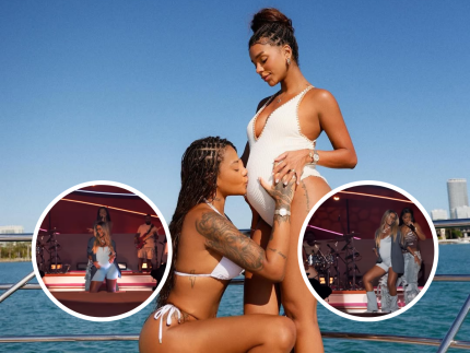 Com barrigão à mostra, Brunna samba em show de Ludmilla em BH 31 Com barrigao a mostra Brunna samba em show de Ludmilla