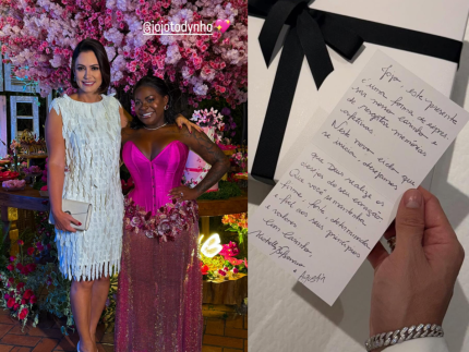 Com carinho, Michelle Bolsonaro surpreende Jojo com presente e carta escrita à mão 31 Com carinho Michelle Bolsonaro surpreende Jojo com presente e carta
