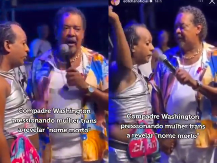 Compadre Washington é acusado de transfobia após constranger fã trans em show 31 Compadre Washington e acusado de transfobia apos constranger fa trans