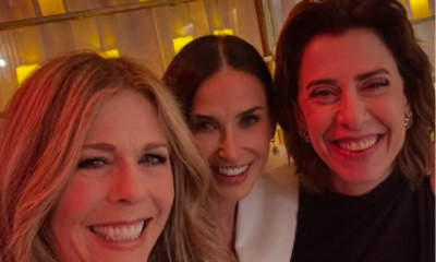 Demi Moore mostra foto que tirou com Fernanda Torres em