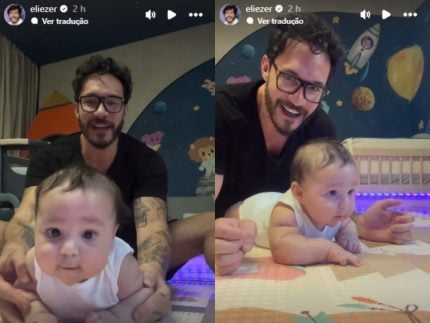 Eliezer comemora evolução de Ravi após sessões de fisioterapia 31 Eliezer comemora evolucao de Ravi apos sessoes de fisioterapia
