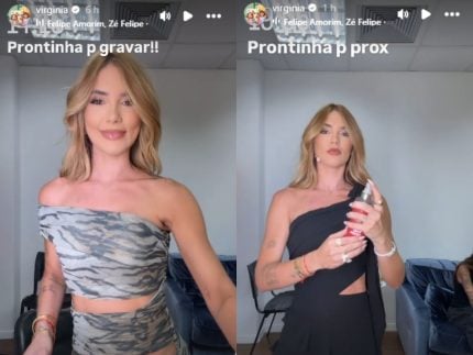 Em dia agitado Virginia grava dois episodios do Sabadou e