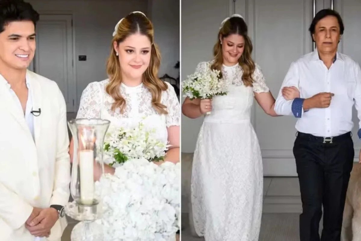 Filha de Tom Cavalcante anuncia a primeira gravidez com cantor