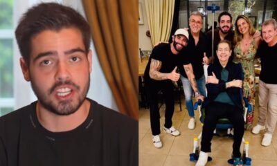 Filho de Faustao explica uso de cadeira de rodas e