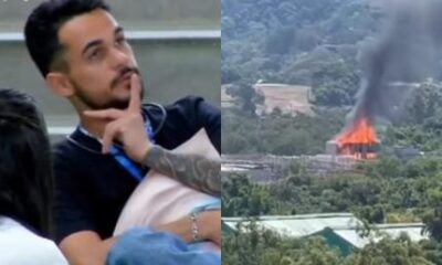 Globo armou esquema para distrair brothers durante o incendio nos