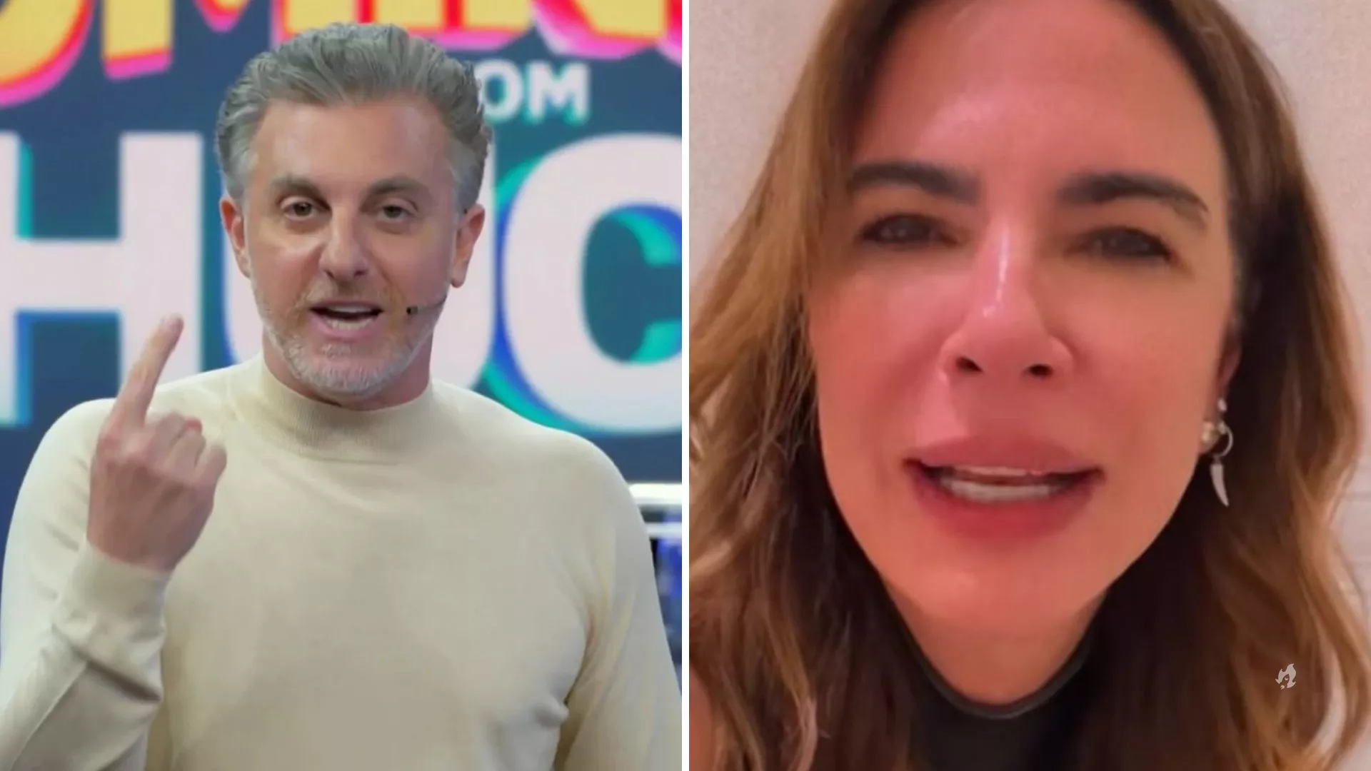 Huck faz Luciana Gimenez chorar com atitude inesperada na