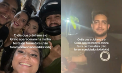 Juliano dupla de Henrique e Grelo invadem festa de formatura