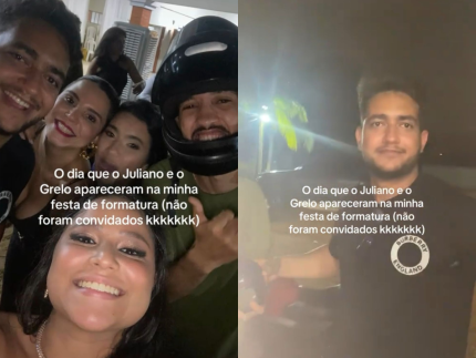 Juliano dupla de Henrique e Grelo invadem festa de formatura