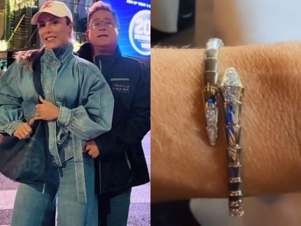 Leonardo mima Poliana Rocha com pulseira de diamantes em viagem aos EUA 31 Leonardo mima Poliana Rocha com pulseira de diamantes em viagem