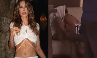 Luciana Gimenez publica video de suposto beijo em atriz de