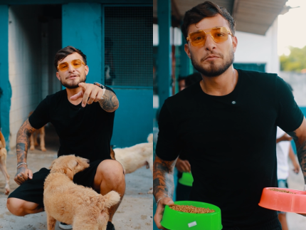 MC Gui doa 300 kg de ração para instituição que cuida de animais abandonados em SP 31 MC Gui doa 300 kg de racao para instituicao que